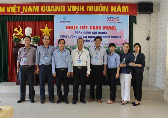 Đoàn đánh giá ngoài Saigon Academy thực hiện đánh giá chất lượng cơ sở giáo nghề nghiệp Trường Cao đẳng Công nghệ cao Đồng Nai.